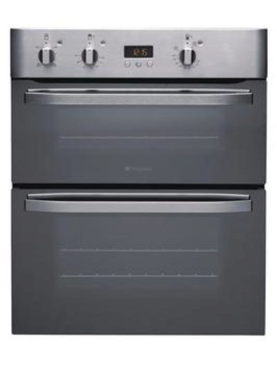 Hotpoint Newstyle Uhs53Xs Built-Under Double Electric Oven - Stainless Steel